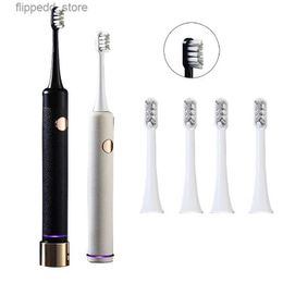 Toothbrush Electric Toothbrushes for Adults s Smart Timer USB Charge Rechargeable IPX7 Waterproof 4 Brush Head Whitening Teeth Q231117