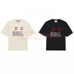 Men Womens Casual T Shirt Mens New Dissolved Letter Printing Tees Couples Summer Tops Size XS-L