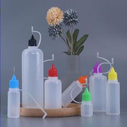 Empty Bottle 3ml 5ml 10ml 15ml 20ml 30ml 50ml Needle Bottle for Plastic Dropper Bottles With Metal Tips Sxkgn