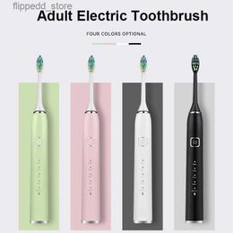 Toothbrush Adult Sonic Electric Toothbrush Smart Wireless Sensor Charge Couple's Toothbrush Waterproof Ultrasonic Automatic Tooth Brush Q231117