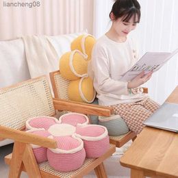 Cushion/Decorative Creative New Multi-color Plush Flower Throw Large Petal Sofa Cushion Floor Cushion Chair Cushion