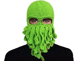 Beanie Skull Caps Headgear Halloween Party Funny Cap Crochet Octopus Hat Antenna Wool Knitted Designer Ski Mask 231117