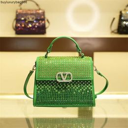 Designer Bag Totes Womens bag with diamonds 2024 AutumnWinter New style diamond inlaid fashionable handbag High quality internet celebrity Same style temperament