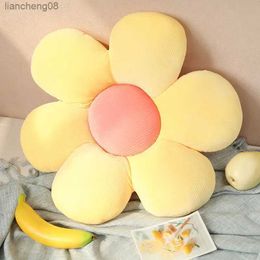 Cushion/Decorative Stuffed Petal Flower Cushion Sunflower Window Pink Flower Setting for Kids Bedroom Girly Room Decor