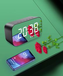 Wireless Bluetooth Speaker FM Radio Sound Box Desktop Alarm Clock Subwoofer Music Player TF Card Bass Speaker Boom4709637