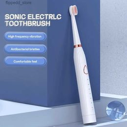 Toothbrush Multifunctional 6-1 electric toothbrush soft brush cleaning USB charging portable cleaning set male and female adult gifts Q231117