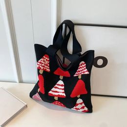 tote bag designer bag women Luxury Designer Christmas Theme Trees Pattern Tote Bag ladies