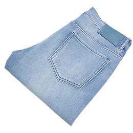 Men's Jeans Spring Summer Thin Denim Slim Fit European American High-end Brand Small Straight Pants JH6058-9