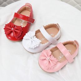 Sandals est Summer Kids Shoes Fashion Leahter Sweet born Sandals for Girls Toddler Baby Breathable Crystal Infant Shoe F01214 230417
