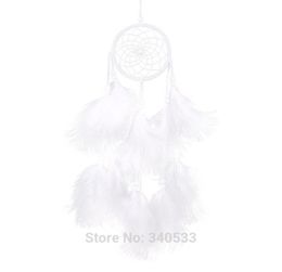55 cm Wind Chimes Handmade Dream Catcher Net With Feathers Wall Hanging Dreamcatcher Craft Gift Home Decoration6285771
