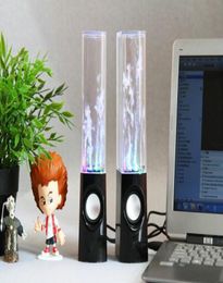 Dancing Water Speaker Active Portable Mini USB LED Light Speaker For iphone ipad PC MP3 MP4 PSP DHL 8215302