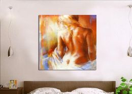 Hand Painted Sexy Nude Oil Painting Modern Abstract Canvas Wall Art Home Decor Handmade Naked Women Paintings Picture6170012