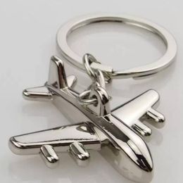 Creative Mini Air Plane Metal Alloy Keychains Keyring Christmas Birthday Wedding Party Gift Favour 3D Pendant