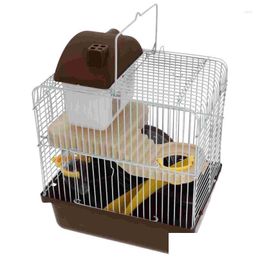 Small Animal Supplies Pet Hamster Cage Luxury House Portable Mice Home Habitat Decoration Drop Delivery Garden Dhuc1