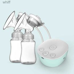 Breastpumps New Portable Electric Breast Pump Silent Hands-Free Newborn Comfort Milk Extractor Automatic Milker BPA Free BreastfeedingL231118