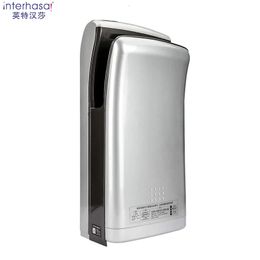 Hand Dryers interhasa Vertical Toilet Automatic Dryer High Speed Air Fast Drying for Bathroom Commercial 231118