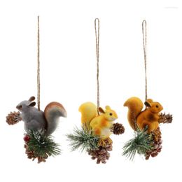 Christmas Decorations Artificial Squirrel Ing Pendants For Home Xmas Party DecorChristmas