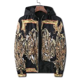 가을/겨울 남성 재킷 패션 까마귀 디자이너 지퍼 패턴 재킷 여자 캐주얼 스웨트 셔츠 고품질의 양면 트렌치 코트 아시아 크기 M-3XL SS52