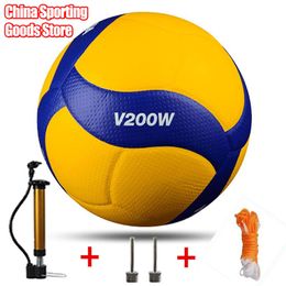 Balls Model Volleyball Model200 Competition Professional Game 5 Indoor optional Pump Needle Net bag 230418