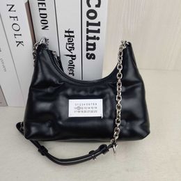 New Mini Magilla Cowhide Chain Bag Hobo Cloud Bag Pillow Bag Leather One Shoulder Underarm Women Bag 231022