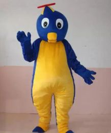 High quality penguin blue Mascot Costume Adult Halloween Birthday party cartoon Apparel Costumes