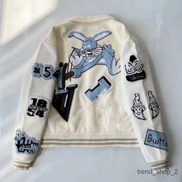 Letterman L Bomber Vintage Casacos 11 Letter Bordado Autumn Men Jackets Baseball Jackets Hip Hop Loose Fashion Winter Keep Jacket Off White 6LGU ZNGH 1DKD