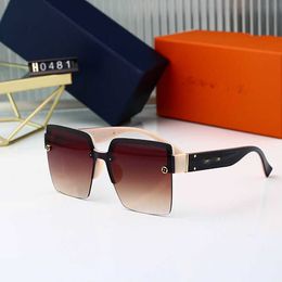 Fashion designer LOU VUT luxury sunglasses 2023 New Women's Net Red Sunglasses Large Frame Glasses Overseas Trend Dark Male
