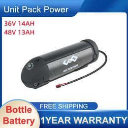 Water Bottle Ebike Battery 36V 15AH Down Tube Battery 48V 17.5AH 12.5AHwith Charger Li-ion Cell for 500WMotor City Bike Mountain