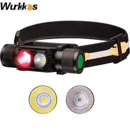 Headlamps H25LR LED 90 High CRI Rechargeable Waterproof Headlamp Power Lightweight with Bright White LightRed 660nm 231117