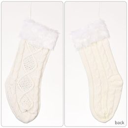 Christmas Decorations Stocking 22" Large Cable Knit Stockings For Fireplace Xmas Tree Hanging Family Holiday