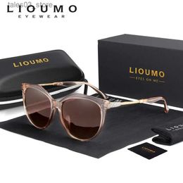 Sunglasses LIOUMO 2021 Fashion Trend Women Polarised Sunglasses Gradient Lens Sun Glasses Luxury Glasses Anti-Glare lentes de sol mujer Q231118