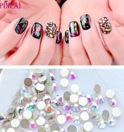 F322 AB Colourful Diamonds 1 Bag Flat Back Colourful Crystal Rhinestones DIY Nail Art Manicure Diamonds Cosmetic Decor Whole8467013