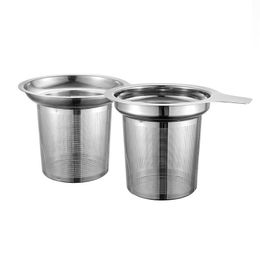 Tea Strainers Stainless Steel Teas Mesh Infuser Metal Coffee Vanilla Spice Philtre Diffuser Reusable Drop Delivery Home Garde Dhgarden Dhhrw