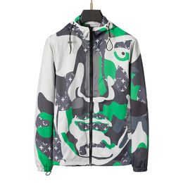 мужская дизайнерская одежда Куртки Париж Письмо с принтом хлопок Бейсбол повседневные мужские зимние пальто мужская куртка зеленая 05