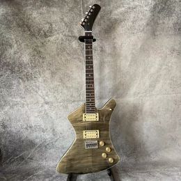 Custom transparent flamed maple top Electric Guitar with Kinds Colour