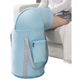 Foot Care Collapsible Soaking Bath Basin Bucket Tub Wash Travelling Camping Foldable Knee Bag 231118