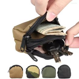 Storage Bags Outdoor Tactical Sports Nylon Military Bag Mini Slings Steel Ball Waist Camouflage Change With Zipper Gift