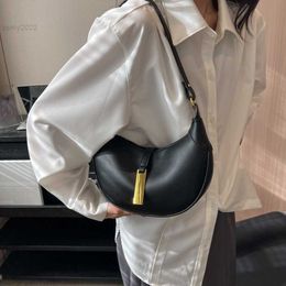 Evening Bags Good Quality Saddle Crossbody Bags for Women 2023 Spring Luxury Designer Trend Leather Simple Solid Handbags and Purses