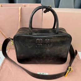 Genuine Leather satchel Miui Arcadie Lolita Evening bag shoulder Womens mens sling pochette Clutch Bags Cross Body Totes handbags Designer Men briefcase Bags