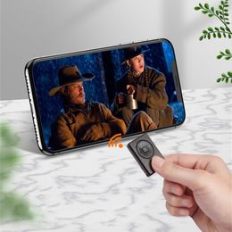 6 tasti otturatore selfie telecomando Bluetooth autoscatto fotocamera veloce/giro pagina/Tik Tok/trasmissione in diretta per iPhone smartphone Android DHL gratuito