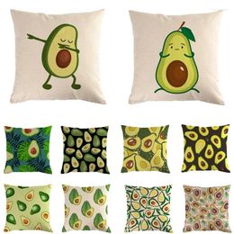 Pillow 45cm Cartoon Avocado Cover And Sofa Case Home Decorative