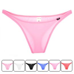 Hot Nylon T Back Sissy New Mens Bikini Gay G String Thongs Jockstrap Sexy Men Underwear