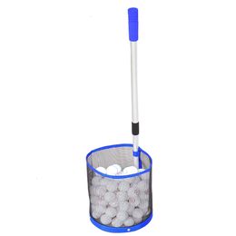 Other Sporting Goods Large Capacity 120Pcs Ping Pong Ball Picker Telescopic Table Tennis Stainless Steel Picking Collecter 230418