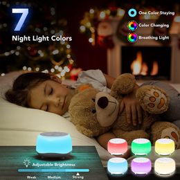 Baby Monitor Camera Desktop White Noise Machine Sleep Sound Machine Baby Sleep Soother 7 Colours 34 Soothing Sounds 32 Levels Adjustable Volume 230418