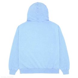 Mens Hoodies Sweatshirts Sky Blue Spder Hoodie Men Women Hip Hop Young Thug Spider World Wide Print Pullover t