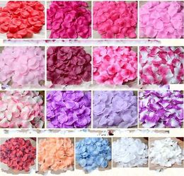 Decorative Flowers 10000 Piece Romantic Silk Rose Petals For Wedding Decoration Artificial Flower