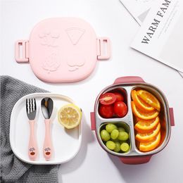 Dinnerware Sets Lunch Box Universal Multi-grid Stainless Steel Heat Insulation Container Carrying Containers Meal Preservation Carrier