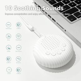 Baby Monitor Camera Portable Baby Sleep Machine White Noise Sound Machine 10 Soothing Sounds 15/30/60min Timer Volume Adjustable USB Rechargeable 230418