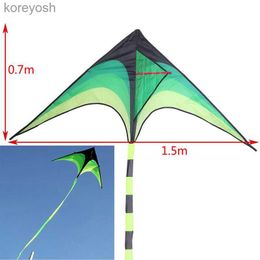 Kite Accessories 1Pcs High Quality Large Delta Kites Tails With Handle Outdoor Toys For Kids Kites Nylon KiteL231118