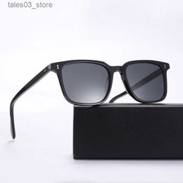 Оливер бренд OV5031 квадратные поляризованные солнцезащитные очки Мужчины Женские солнцезащитные солнцезащитные очки на свежем воздухе высококачественные ацетатные тренды солнечные очки Q231120